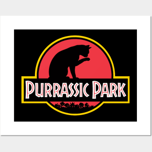 Purrassic Park Posters and Art